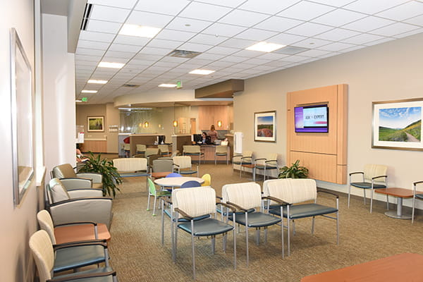 waiting room in a hospital
