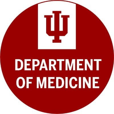 IU Dept. of Medicine round logo
