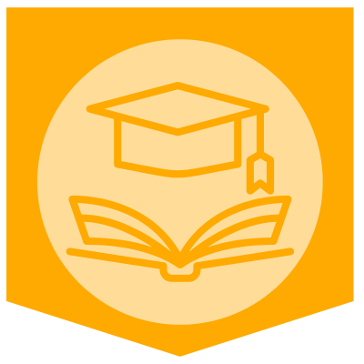 Scholarly illustration on a yellow background