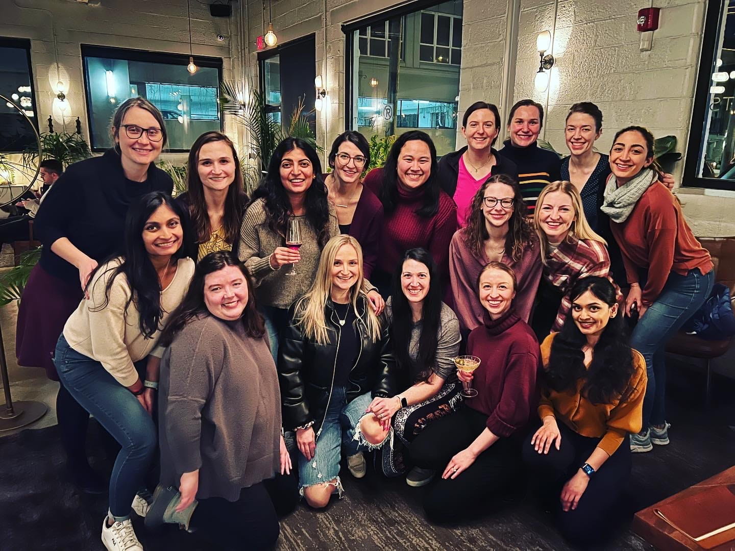 group photo of women