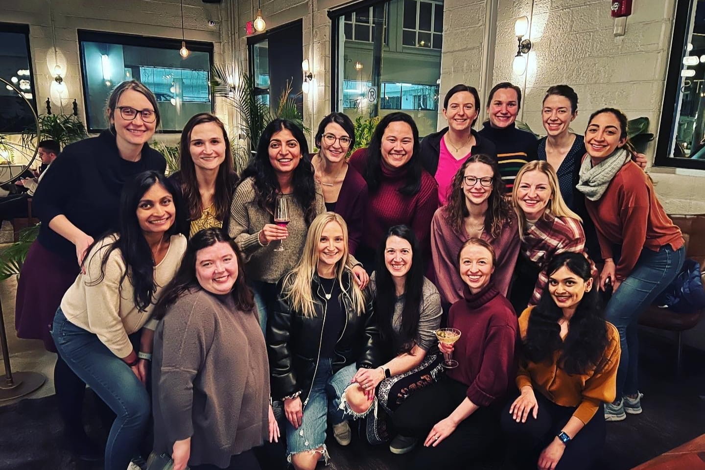 group photo of women