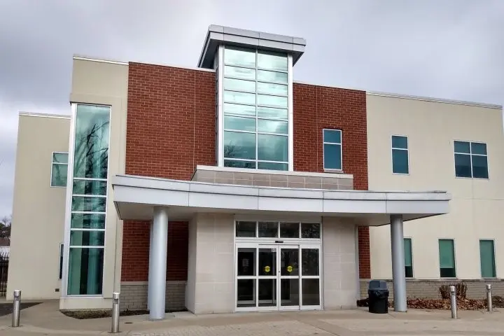 exterior of the evansville state hospital