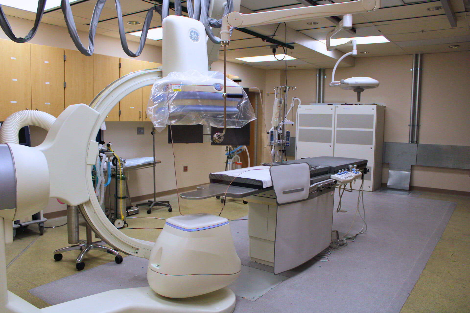 An image of the cath lab at RII.