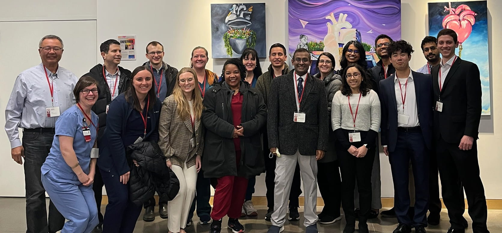 Group photo of attendees smiling at the January 2026 IBD Gut Club event.