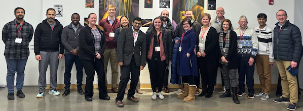 Group photo of January's IBD Gut Club attendees.