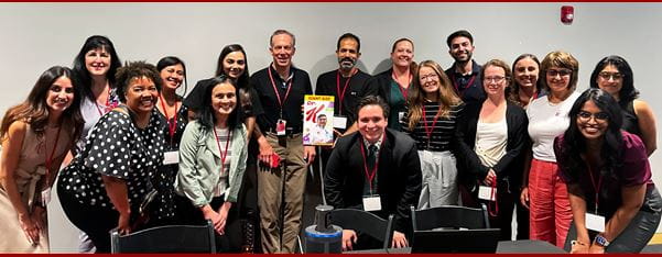 Group photo of all the attendees and moderators from the July 2025 IBD Gut Club session.