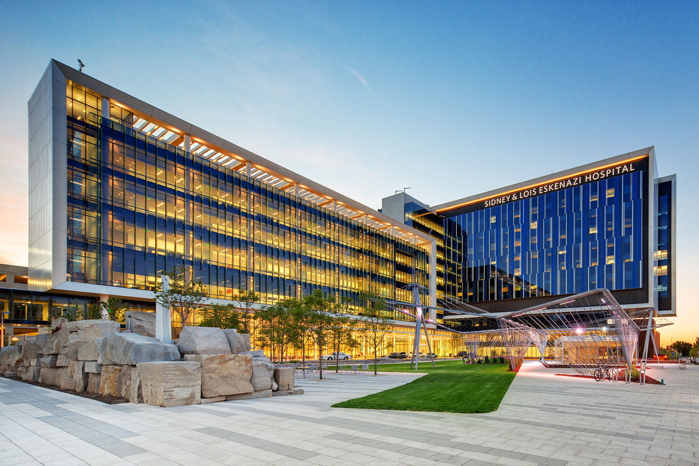 Sidney & Lois Eskenazi Hospital.