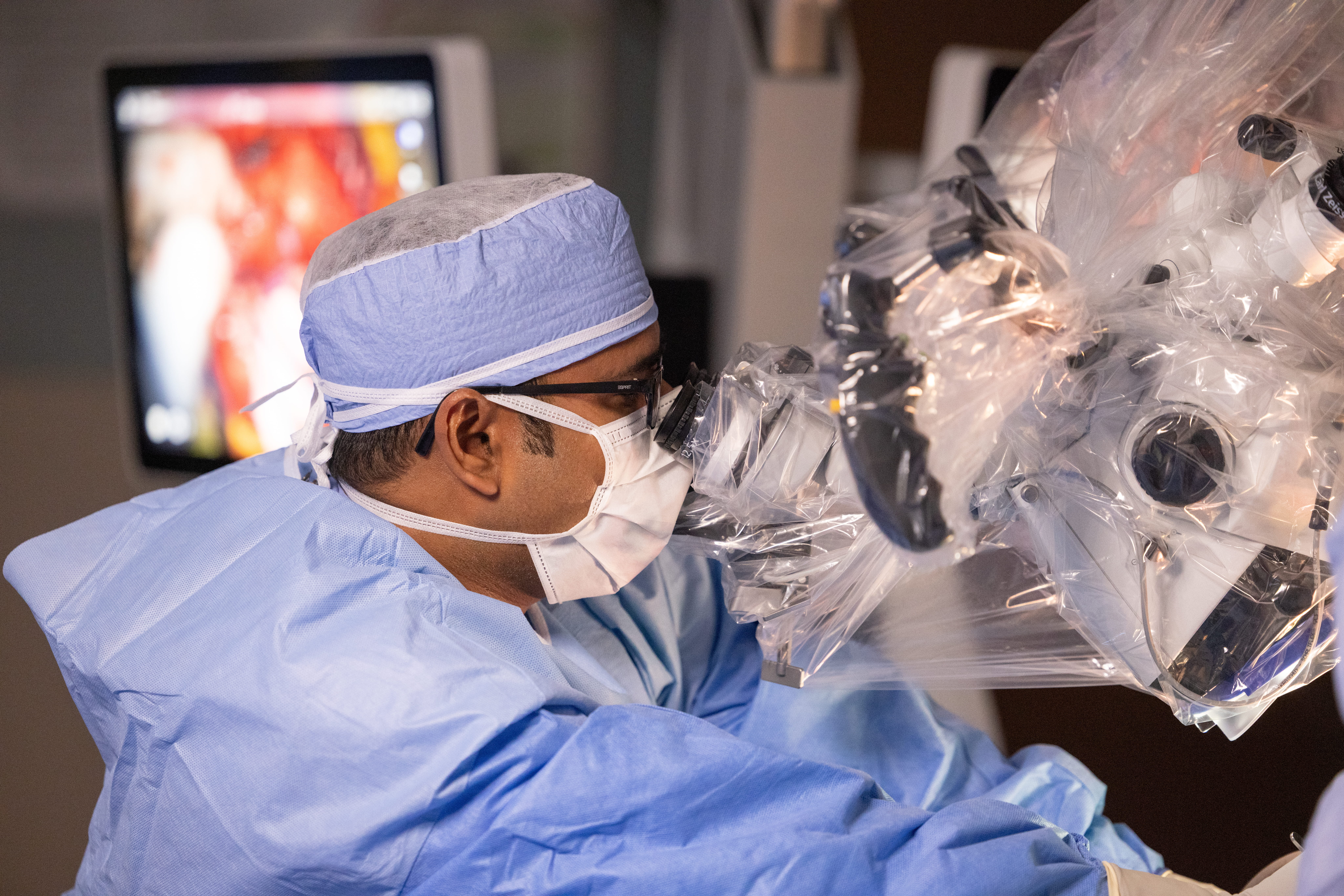 Dr. Devi Patra performing an operation