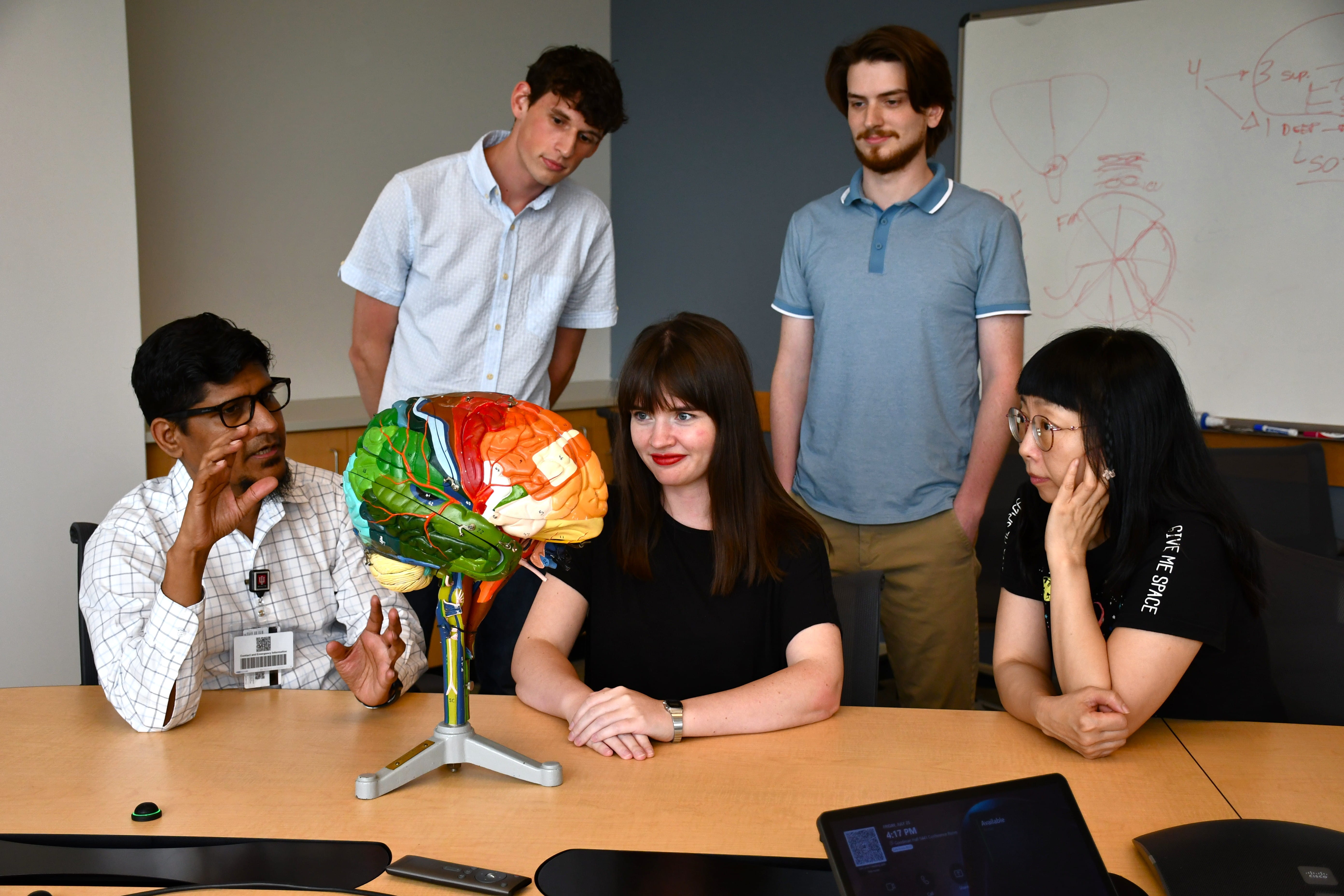 Dr. Sohail Noor with members of his lab