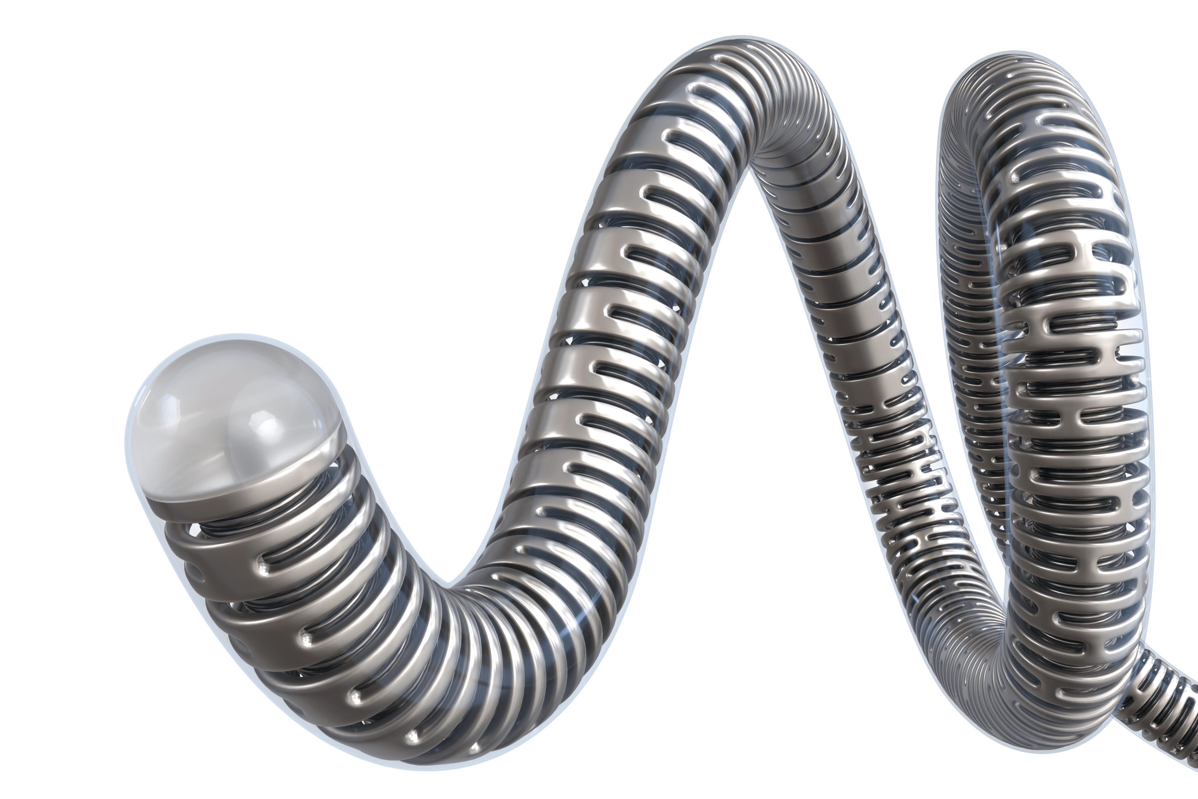 An illustration of a macrowire that is used for stroke treatment