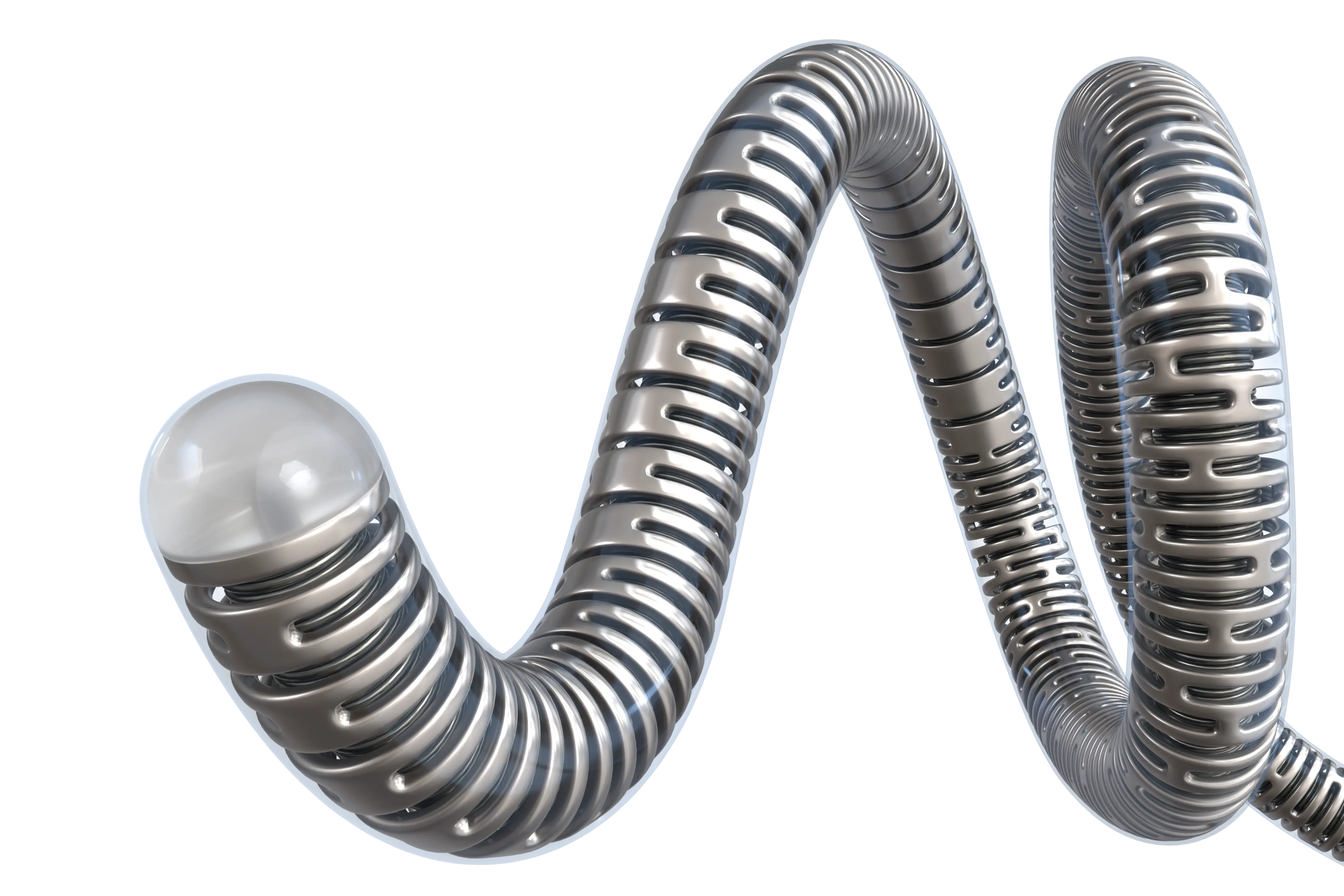 An illustration of a macrowire that is used for stroke treatment