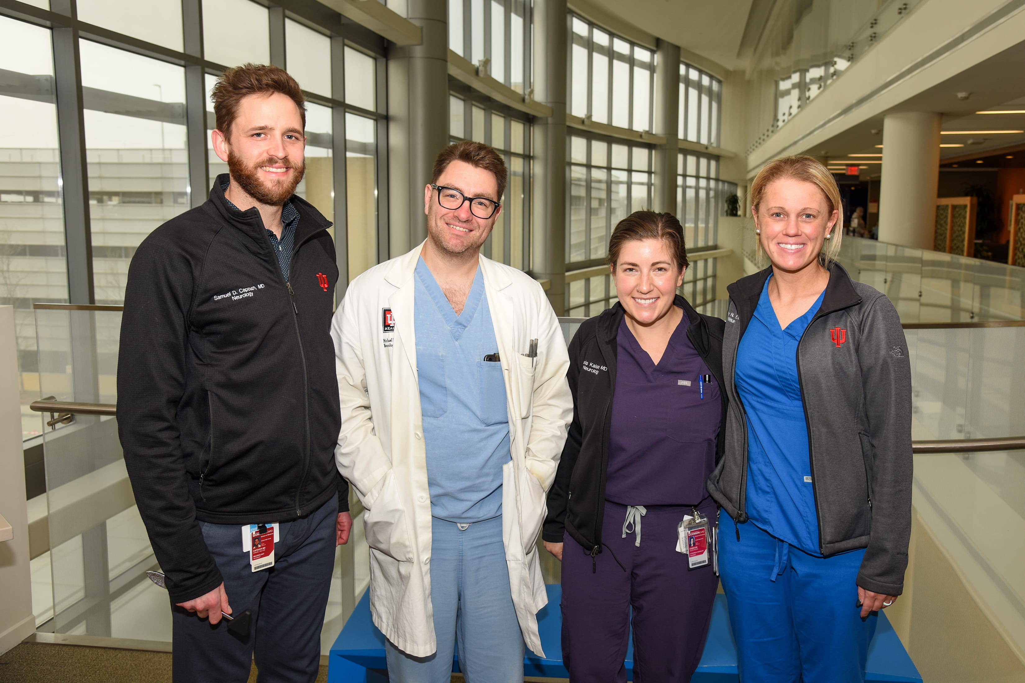 Neurology residents pose for a group photo