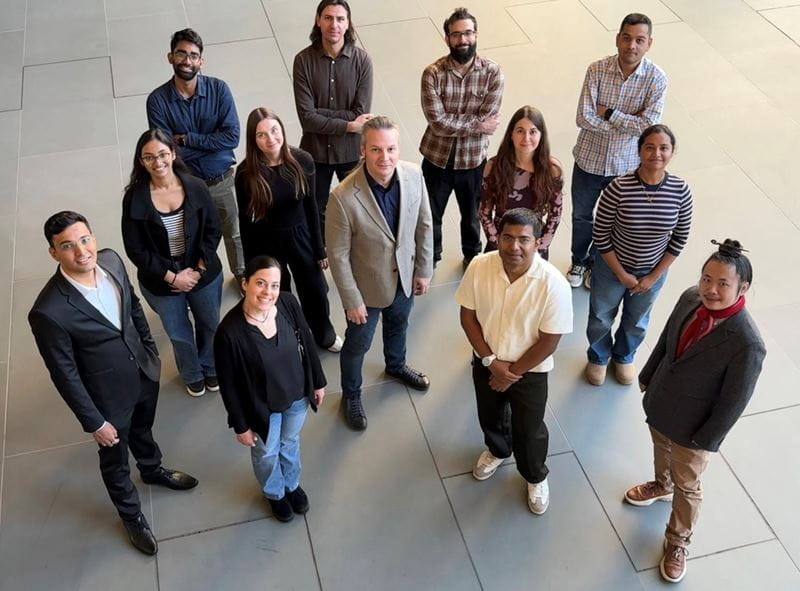 Computational Pathology team including Dr Bakas and many of his team members