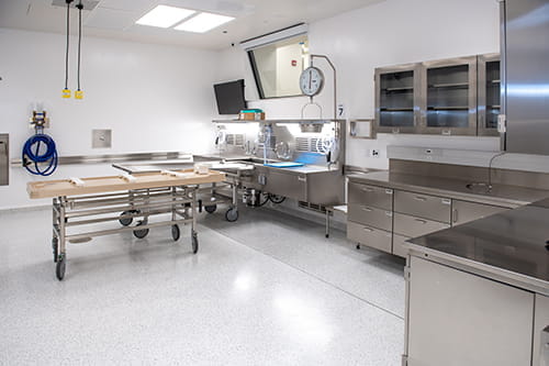 autopsy facilities