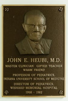 John Heubi Plaque