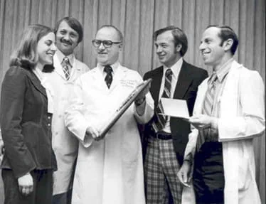 Picture of Dr. Rogert A. Hurwitz, group shot, far right