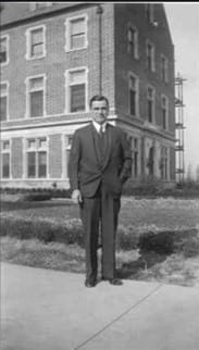 Dr. Lyman T. Meiks, ca 1937  Photo courtesy IUI University Library Special Collections and Archives