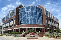 The Herman B. Wells building. 