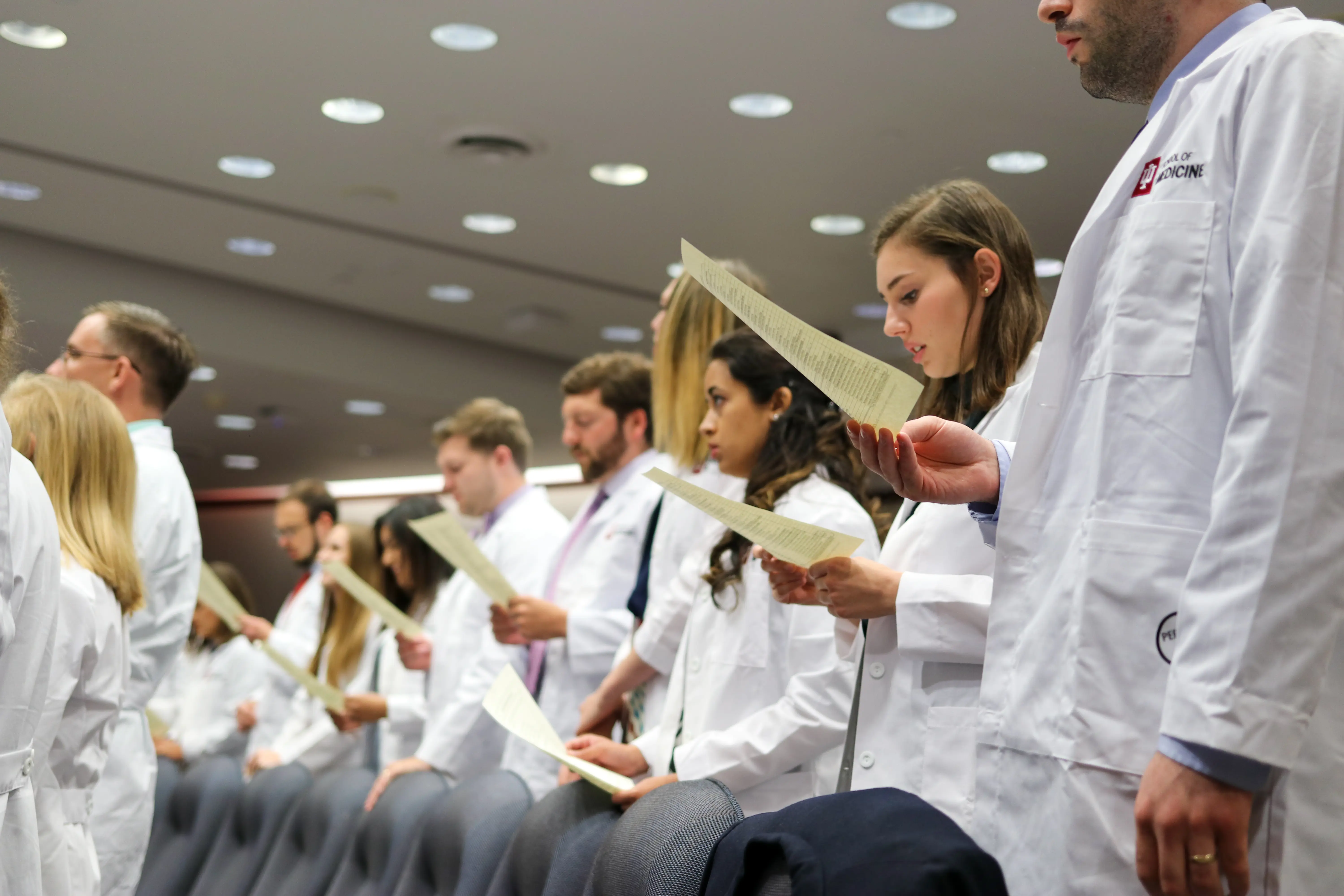 Pediatric residency program white coat ceremony