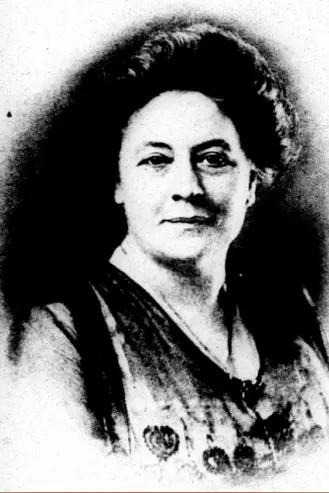 Black and white portrait of Keller