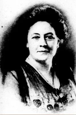 Black and white portrait of Keller