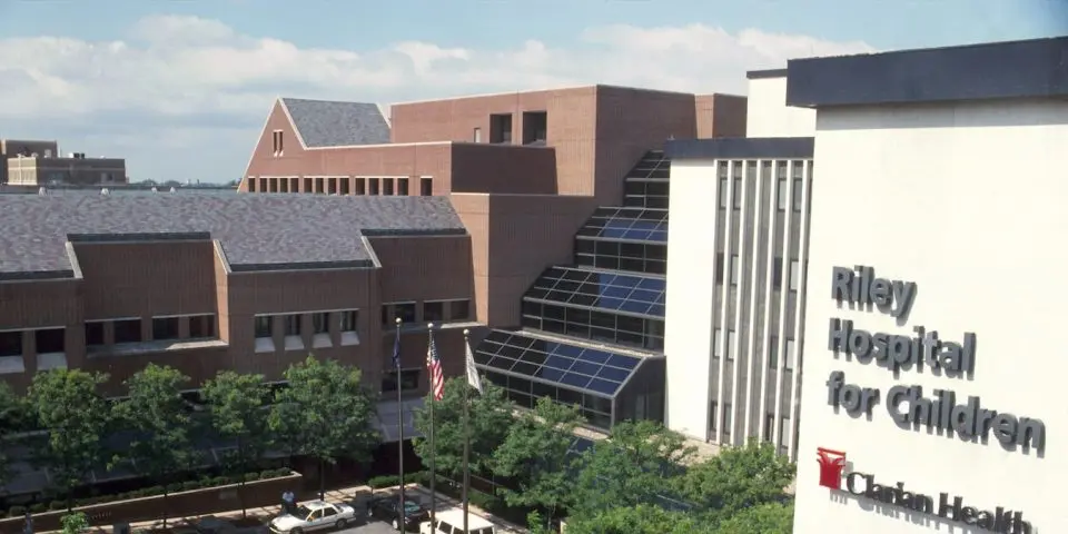 Ariel Photo of Riley Hospital for Children