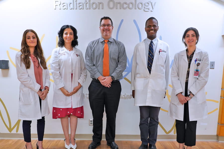 radiation oncology residents group photo