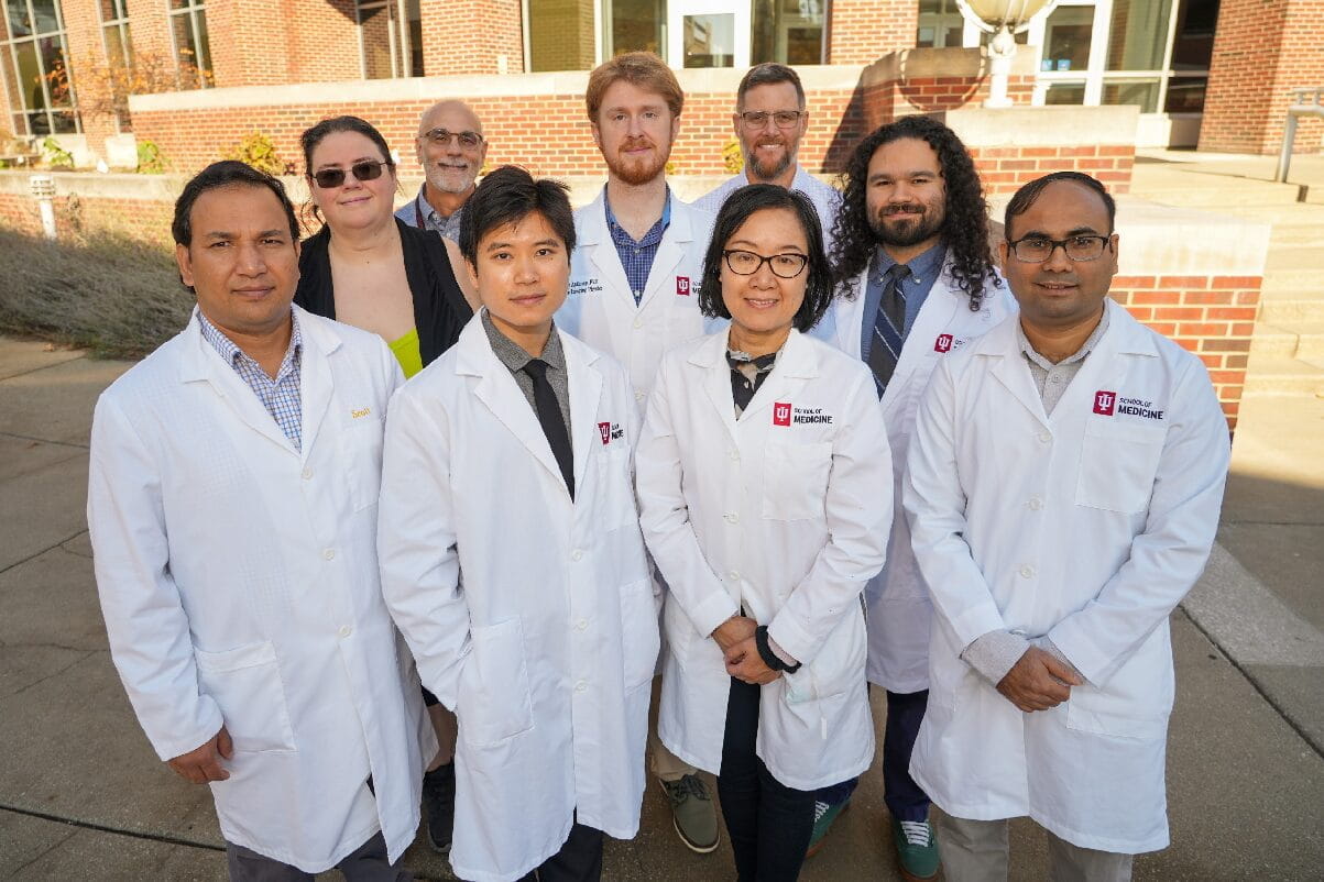 a group of residents in white coats