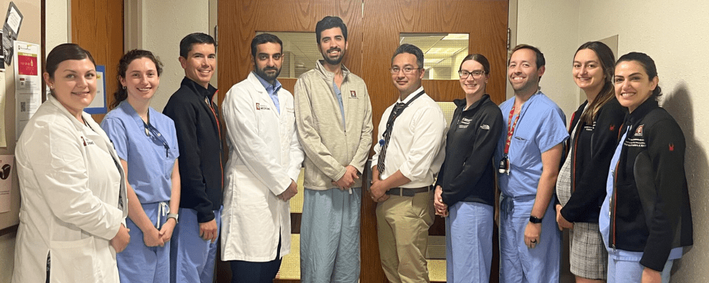 Group picture of CT residents and Fellows