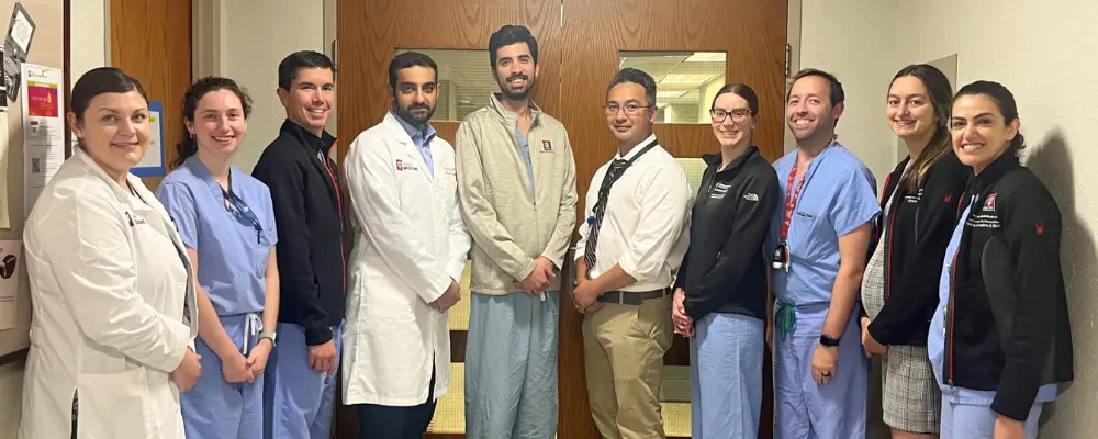 Group picture of CT residents and Fellows