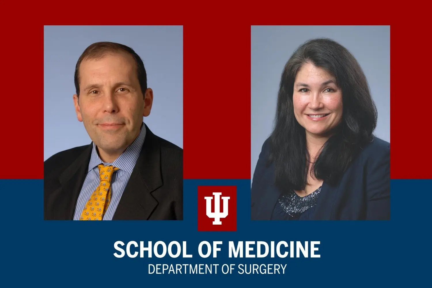Graphic with photo of Dr. Koniaris Leonidas and Dr. Zimmers Teresa 