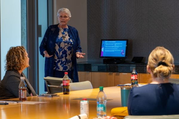 Mary McCarthy, MD, was a keynote speaker at the inaugural BLISS conference. 