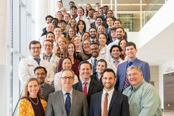 Waljee (pictured bottom left) with members of Division of Plastic and Reconstructive Surgery