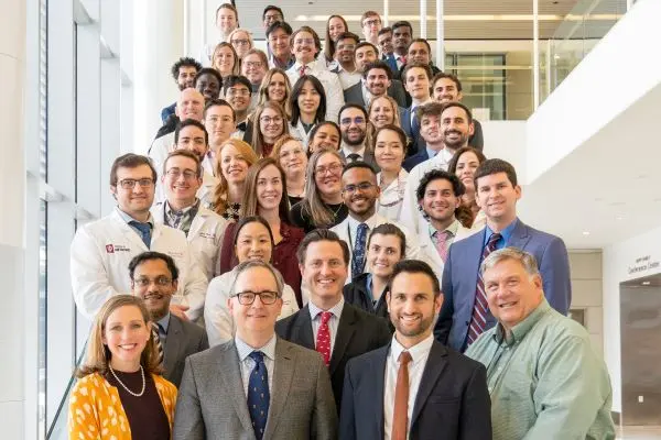 Waljee (pictured bottom left) with members of Division of Plastic and Reconstructive Surgery