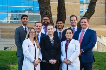 2023 Spring Vascular Surgery resident and fellows group picture