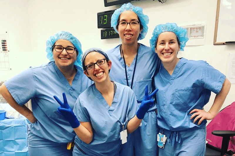 Urology Residents in OR