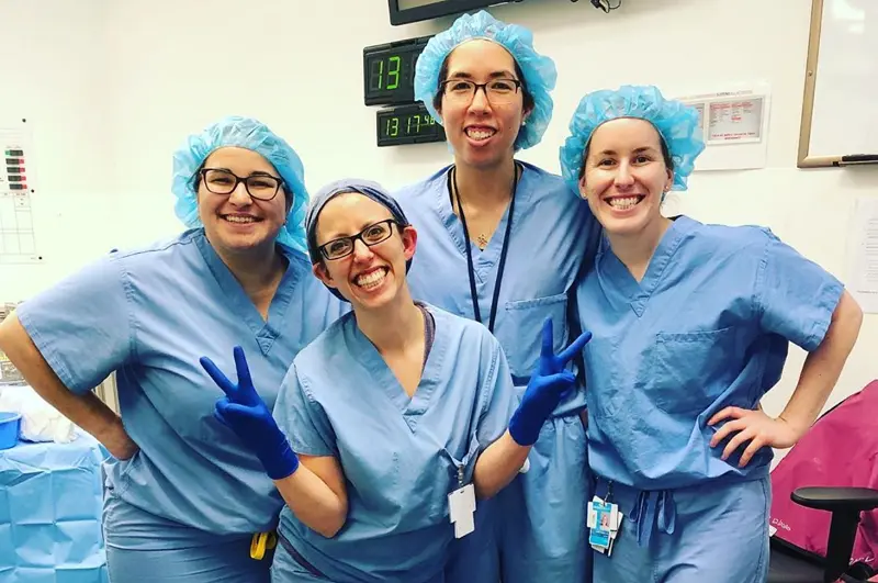 Urology Residents in OR