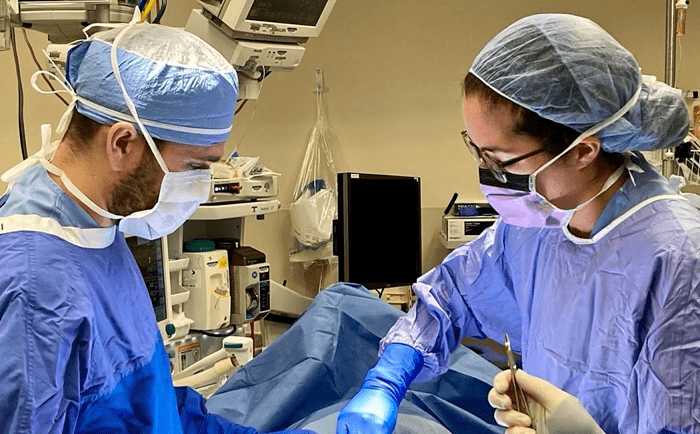 Urology residents in surgery