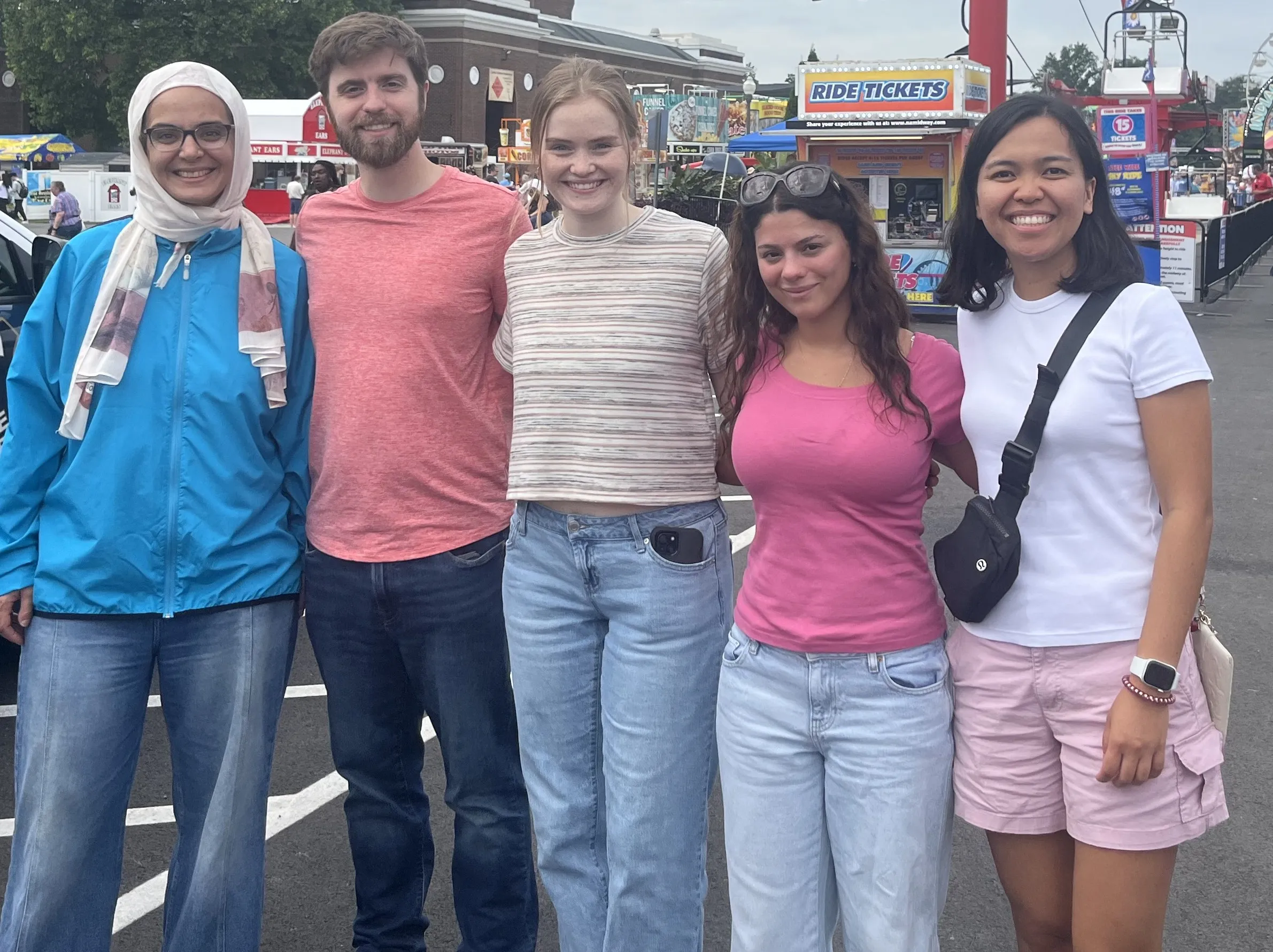 Five IU Urology researchers at the Indiana State Fair