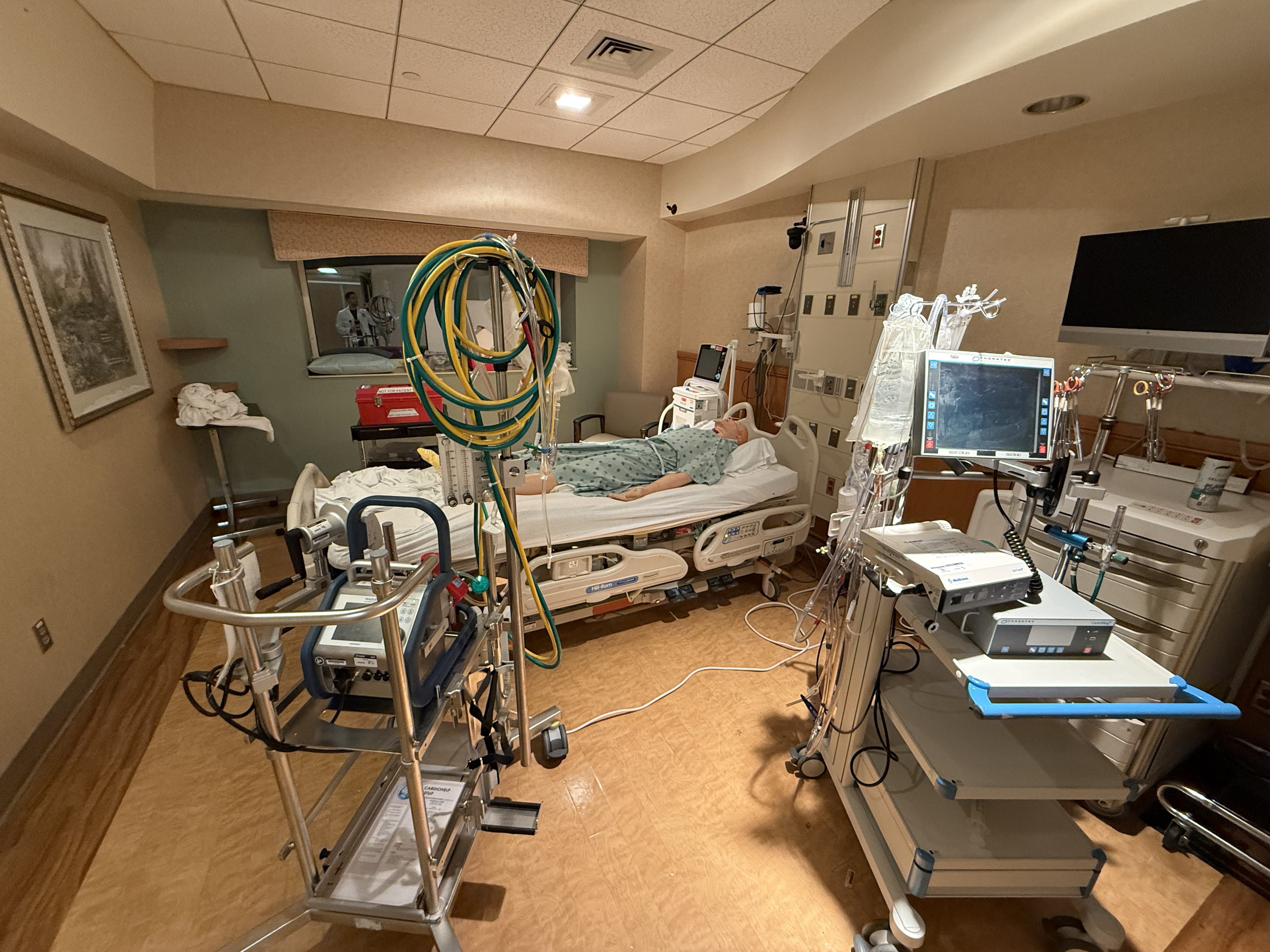 ECMO Course Simulation Room