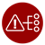 warning sign with decision tree