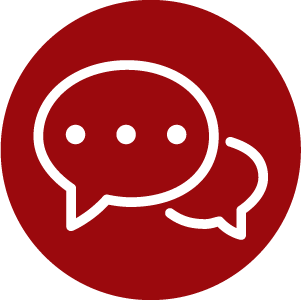 Icon of chat bubbles