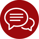 icon of talk bubbles