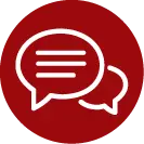 icon of talk bubbles