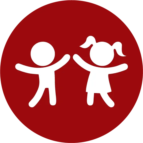 Icon of two children playing