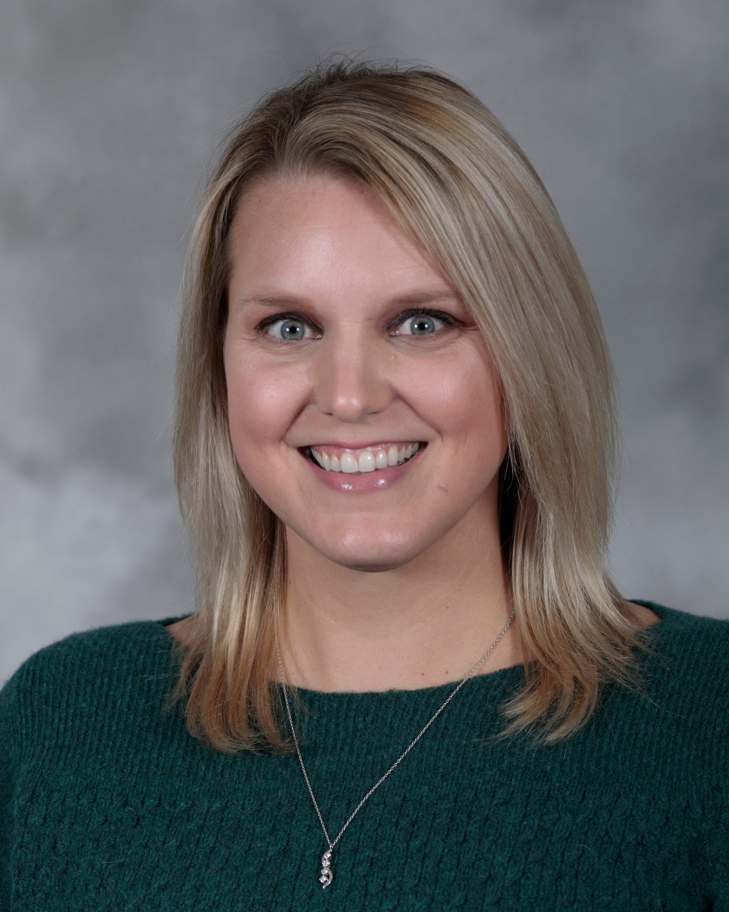 Woman smiling for camera