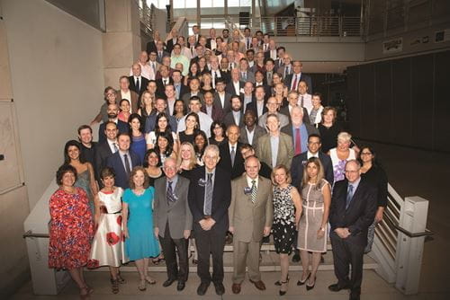 Group photo of students and faculty