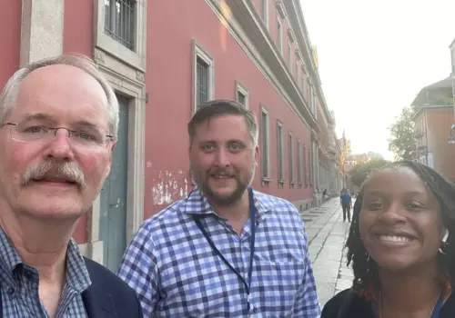 Gaston lab members posing for a selfie