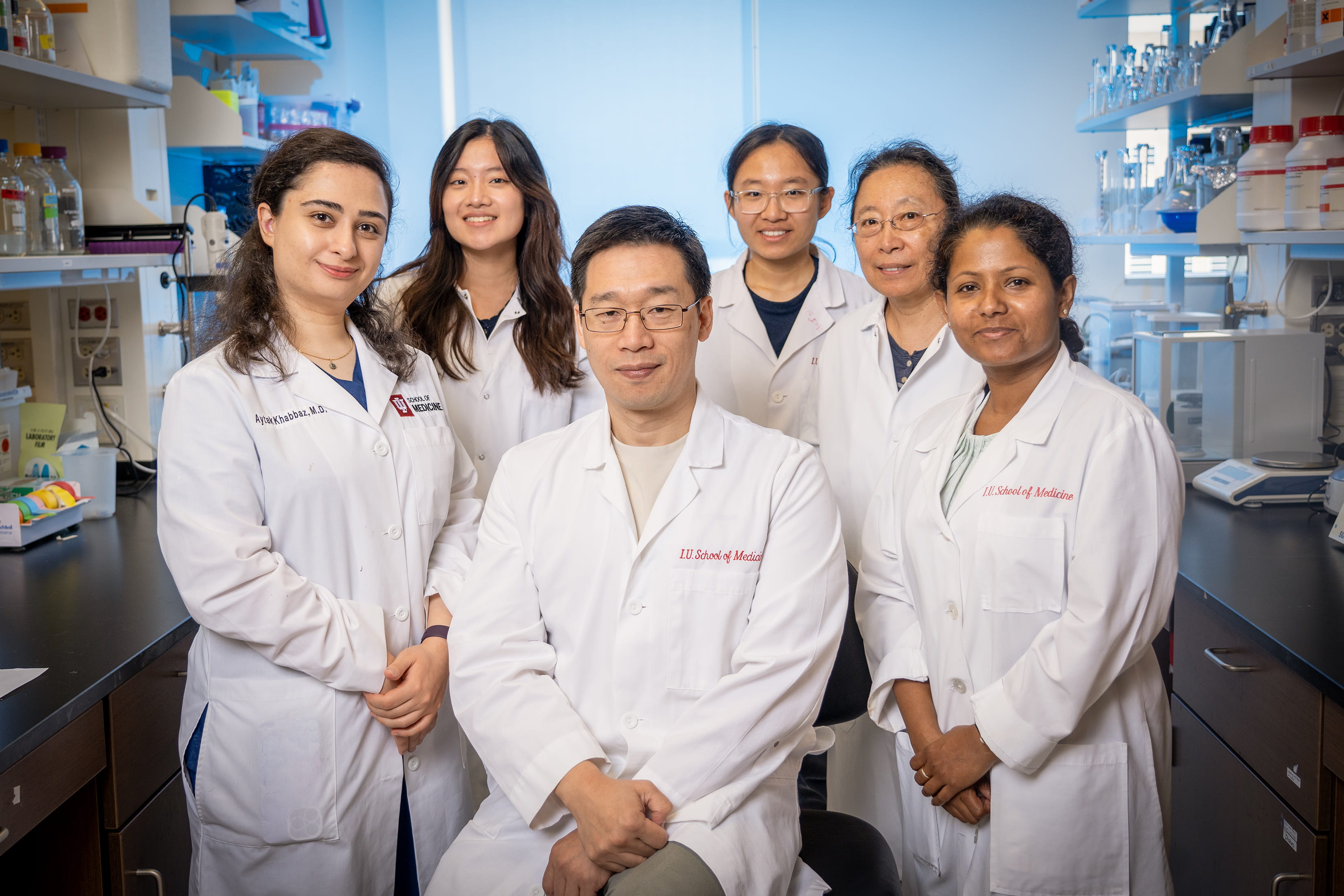 Dr. Deng and his lab group