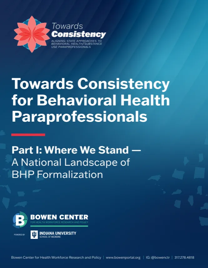 Towards Consistency for Behavioral Health Paraprofessionals Cover